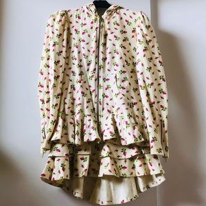 Gorgeous Betsey Johnson Hoodie and Skirt Set